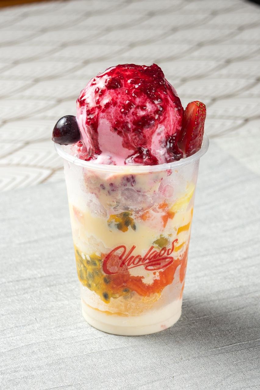 Frutas con helado Cholaos Caudal
